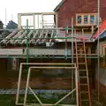 The upstairs of the side extension takes shape, A Ross Street Reunion, Hoxne, Suffolk - 25th January 2014