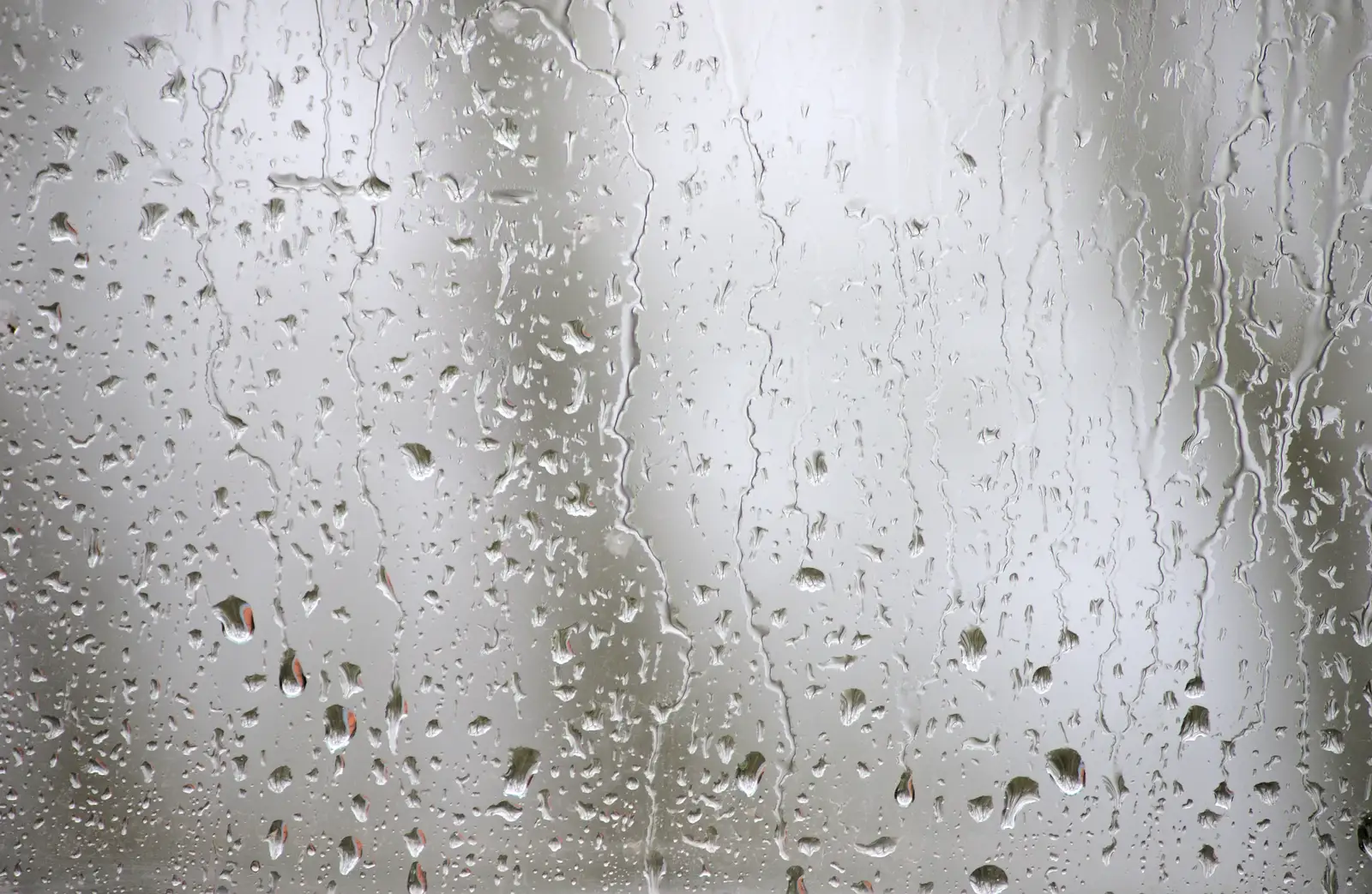 Raindrops on a window, from A Night at the Bank, and a Building Update, Brome and Eye, Suffolk - 7th February 2014