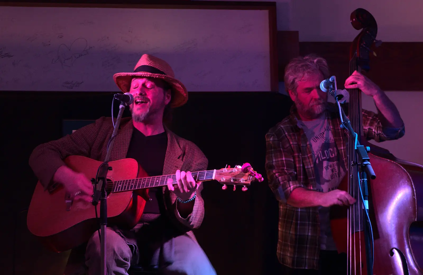 A 'Dr. John'-a-like plays some mean blues, from A Night at the Bank, and a Building Update, Brome and Eye, Suffolk - 7th February 2014