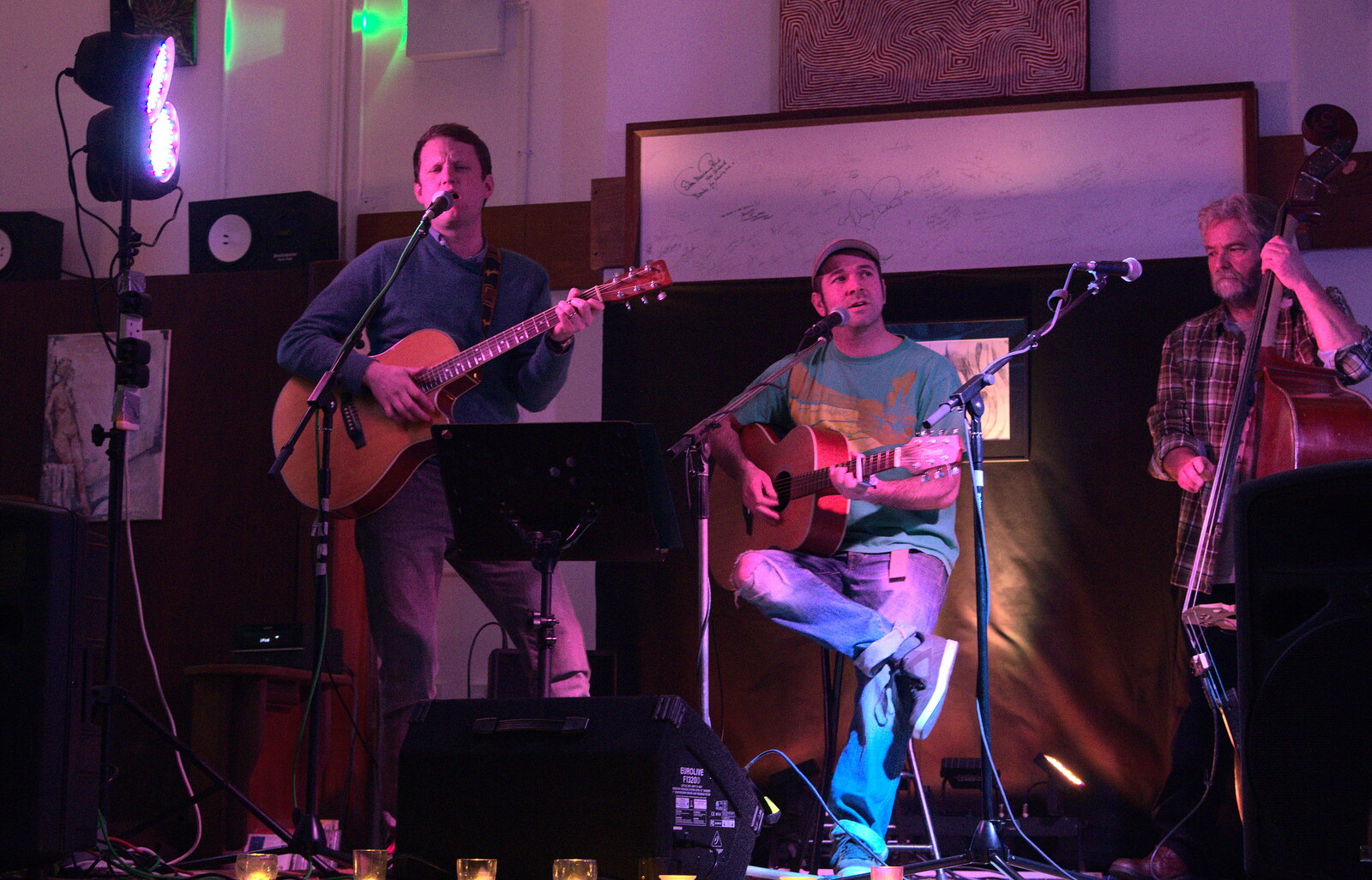 Another band does a set from A Night at the Bank, and a Building Update, Brome and Eye, Suffolk - 7th February 2014