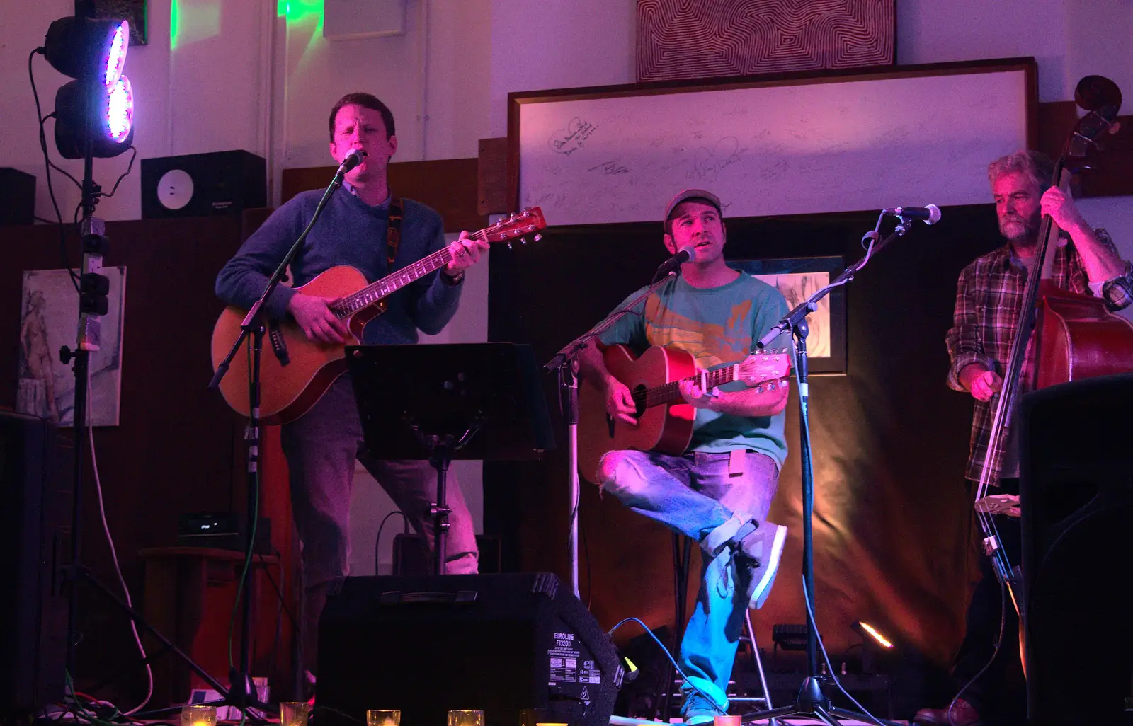 Another band does a set, from A Night at the Bank, and a Building Update, Brome and Eye, Suffolk - 7th February 2014