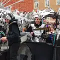 Metal Mickey on drums, A Dragoney Sort of Day, Norwich, Norfolk - 15th February 2014