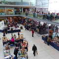 A craft fair, as seen from the first floor, A Dragoney Sort of Day, Norwich, Norfolk - 15th February 2014