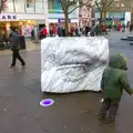 Fred and the granite eye, A Dragoney Sort of Day, Norwich, Norfolk - 15th February 2014