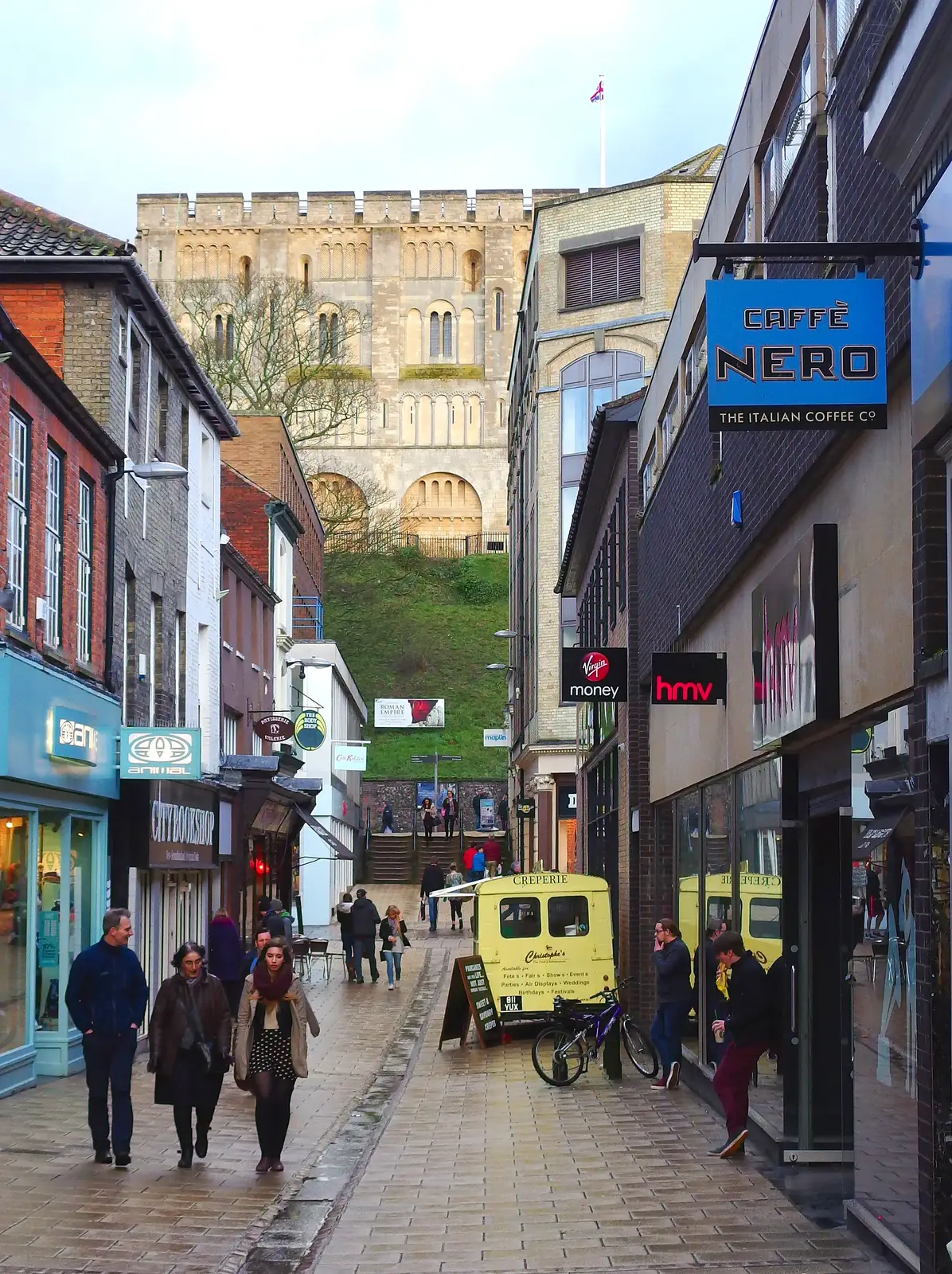 Fred's on a mission to see castles, from A Dragoney Sort of Day, Norwich, Norfolk - 15th February 2014