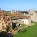 Framlingham castle from the ramparts, A Trip to Framlingham Castle, Framlingham, Suffolk - 16th February 2014