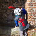 Fred looks out, A Trip to Framlingham Castle, Framlingham, Suffolk - 16th February 2014
