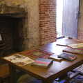 A table full of books, A Trip to Framlingham Castle, Framlingham, Suffolk - 16th February 2014