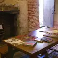 A table full of books, A Trip to Framlingham Castle, Framlingham, Suffolk - 16th February 2014