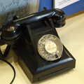 More random old hardware: a 1940s telephone, A Trip to Framlingham Castle, Framlingham, Suffolk - 16th February 2014
