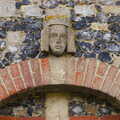 Another head on a wall, A Trip to Framlingham Castle, Framlingham, Suffolk - 16th February 2014