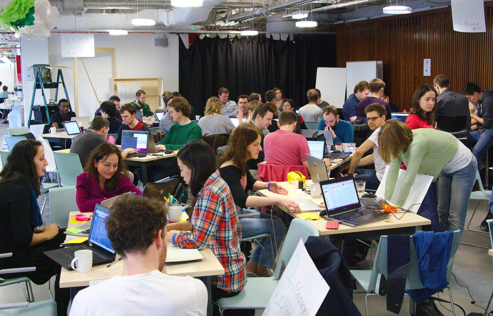At The Hub in Westminster, SwiftKey hacks away from SwiftKey Innovation, The Hub, Westminster, London - 21st February 2014