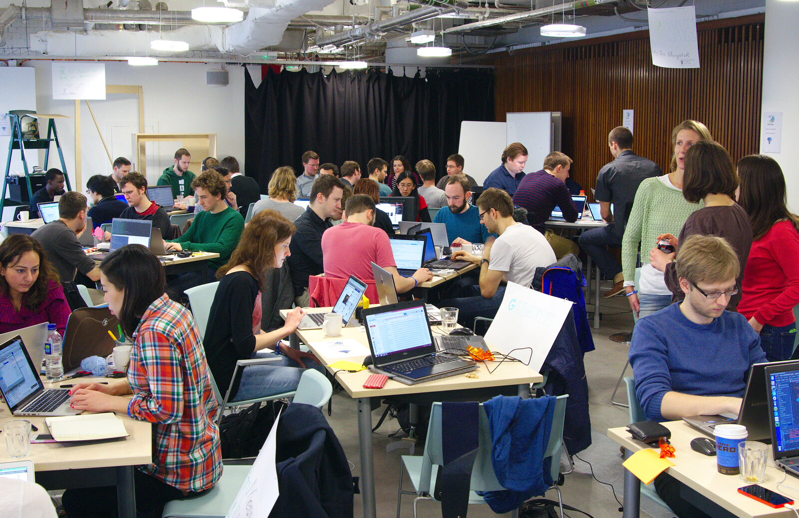 More SwiftKey hacking from SwiftKey Innovation, The Hub, Westminster, London - 21st February 2014