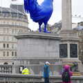 The French cockerel in Trafalgar Square, SwiftKey Innovation, The Hub, Westminster, London - 21st February 2014