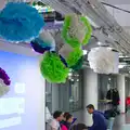 Elly makes pom-poms for some reason, SwiftKey Innovation, The Hub, Westminster, London - 21st February 2014