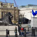 A lion and a cockerel, SwiftKey Innovation, The Hub, Westminster, London - 21st February 2014