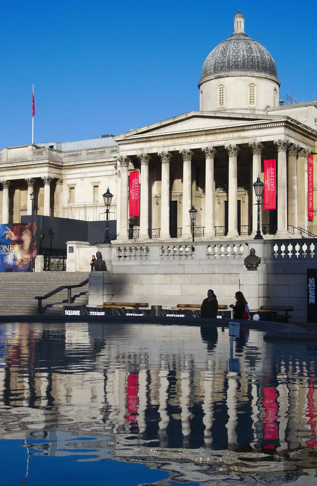 The National Gallery, from SwiftKey Innovation, The Hub, Westminster, London - 21st February 2014