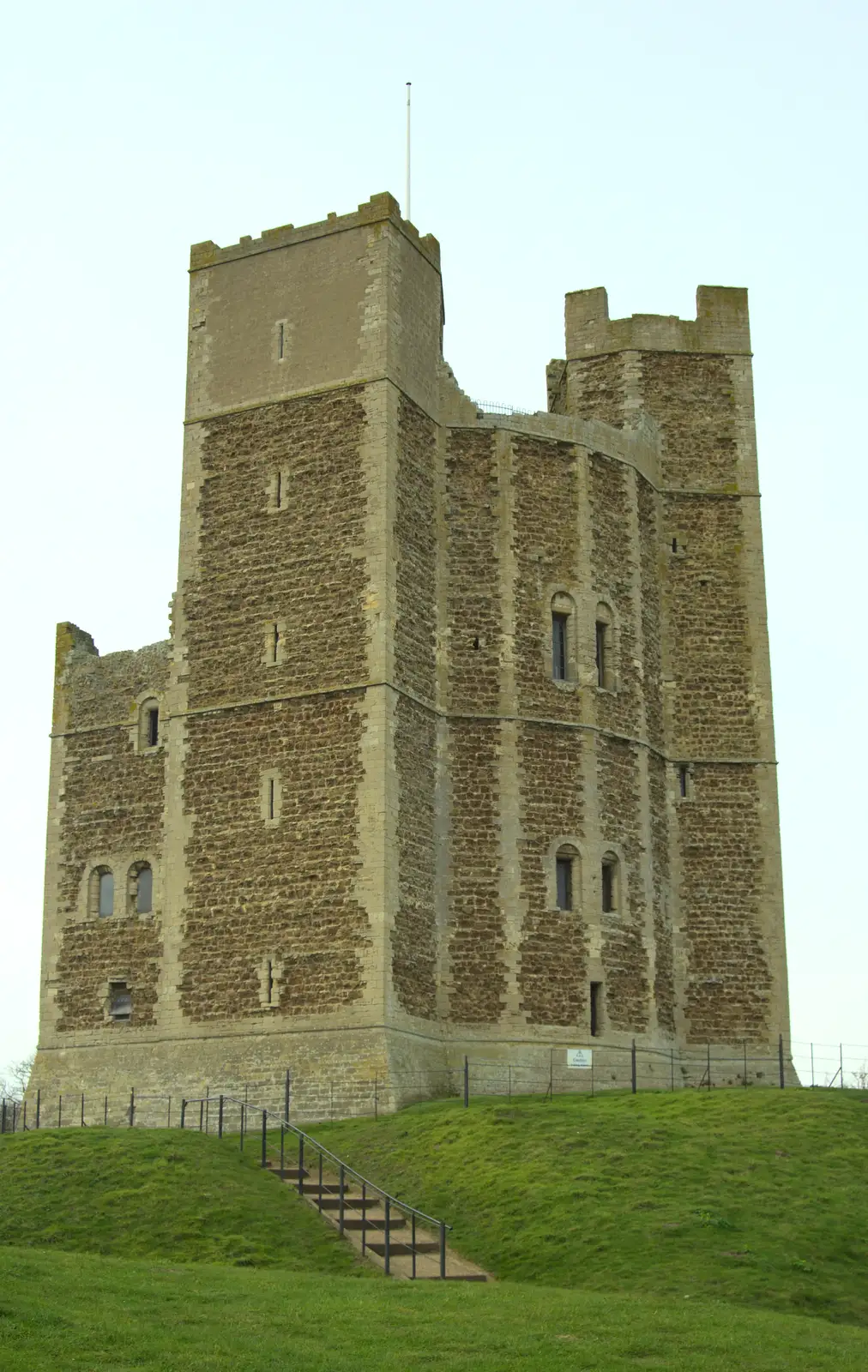 The keep of Orford Castle, from A Trip to Orford Castle, Orford, Suffolk - 2nd March 2014