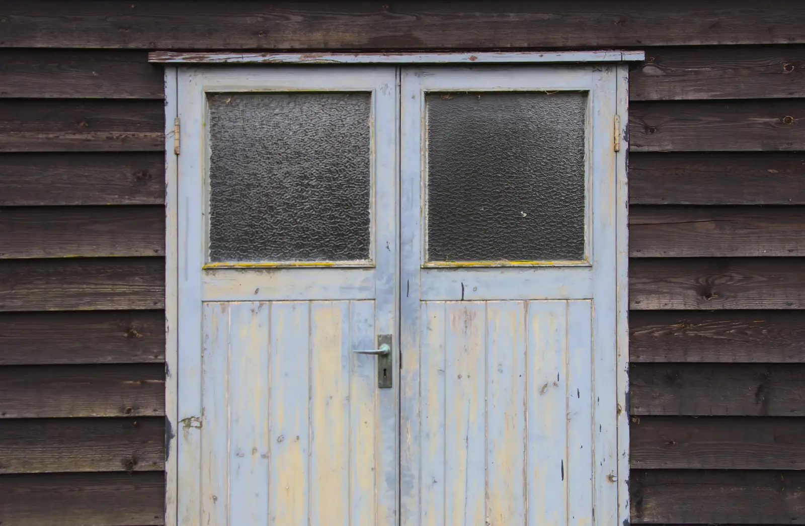 A faded wooden door, from A Trip to Orford Castle, Orford, Suffolk - 2nd March 2014