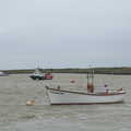 The fishing boat Chantry on the choppy river, A Trip to Orford Castle, Orford, Suffolk - 2nd March 2014
