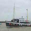 The MV Lady Florence trundles up the river, A Trip to Orford Castle, Orford, Suffolk - 2nd March 2014