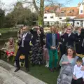 A paparazzi moment, John and Caroline's Wedding, Sheene Mill, Melbourne, Cambridgeshire - 8th March 2014