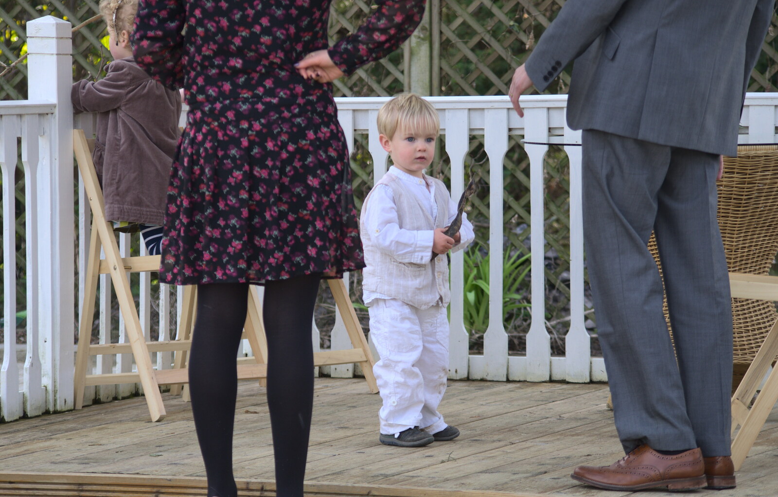 Harry roams around from John and Caroline's Wedding, Sheene Mill, Melbourne, Cambridgeshire - 8th March 2014
