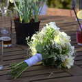 A forgotten bouquet, John and Caroline's Wedding, Sheene Mill, Melbourne, Cambridgeshire - 8th March 2014