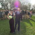 The married couple, John and Caroline's Wedding, Sheene Mill, Melbourne, Cambridgeshire - 8th March 2014