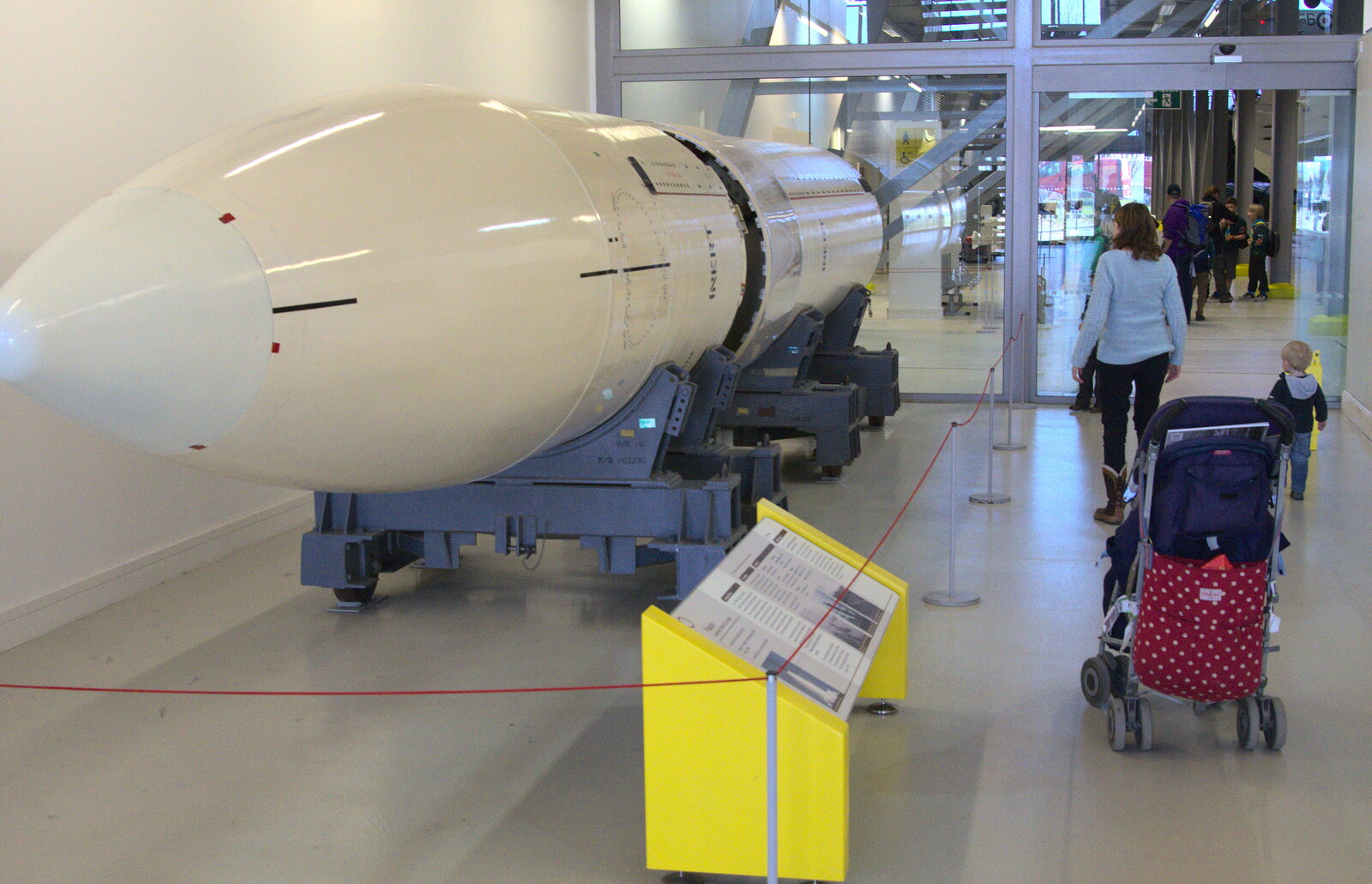 The first exhibit is a Polaris ICBM from A Day Out at Duxford, Cambridgeshire - 9th March 2014