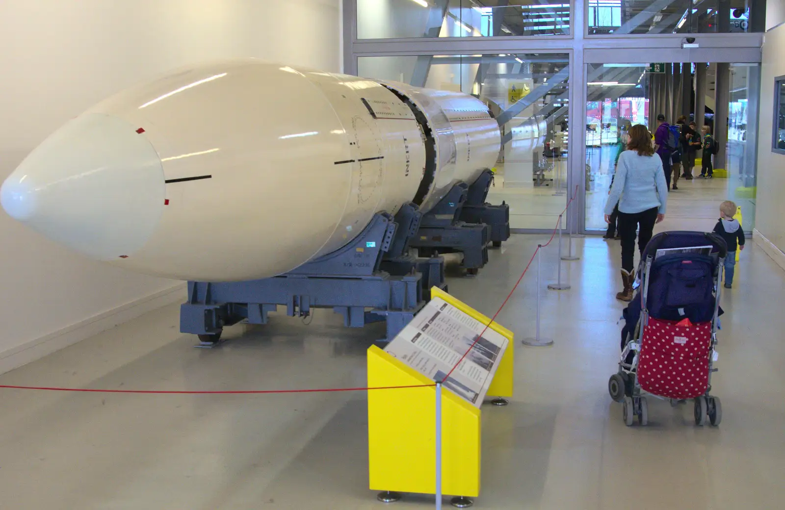 The first exhibit is a Polaris ICBM, from A Day Out at Duxford, Cambridgeshire - 9th March 2014