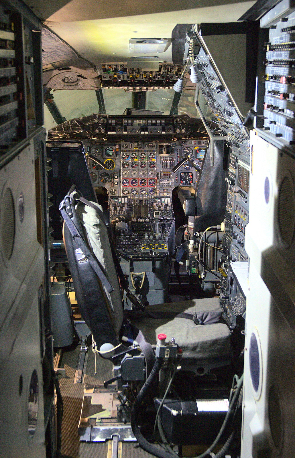 The pre-production Concorde's flight deck from A Day Out at Duxford, Cambridgeshire - 9th March 2014