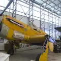 A Swedish air force plane in for restoration, A Day Out at Duxford, Cambridgeshire - 9th March 2014