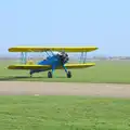 The Stearman taxis in, A Day Out at Duxford, Cambridgeshire - 9th March 2014