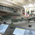 A Spitfire in one of the original hangars, A Day Out at Duxford, Cambridgeshire - 9th March 2014
