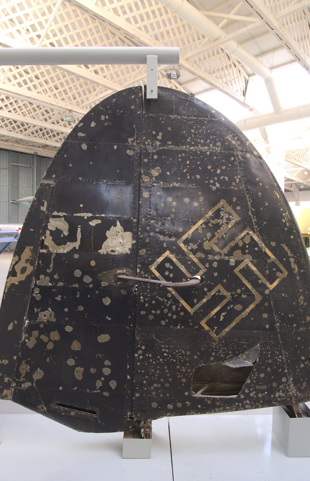 A real bit of Luftwaffe tail from A Day Out at Duxford, Cambridgeshire - 9th March 2014