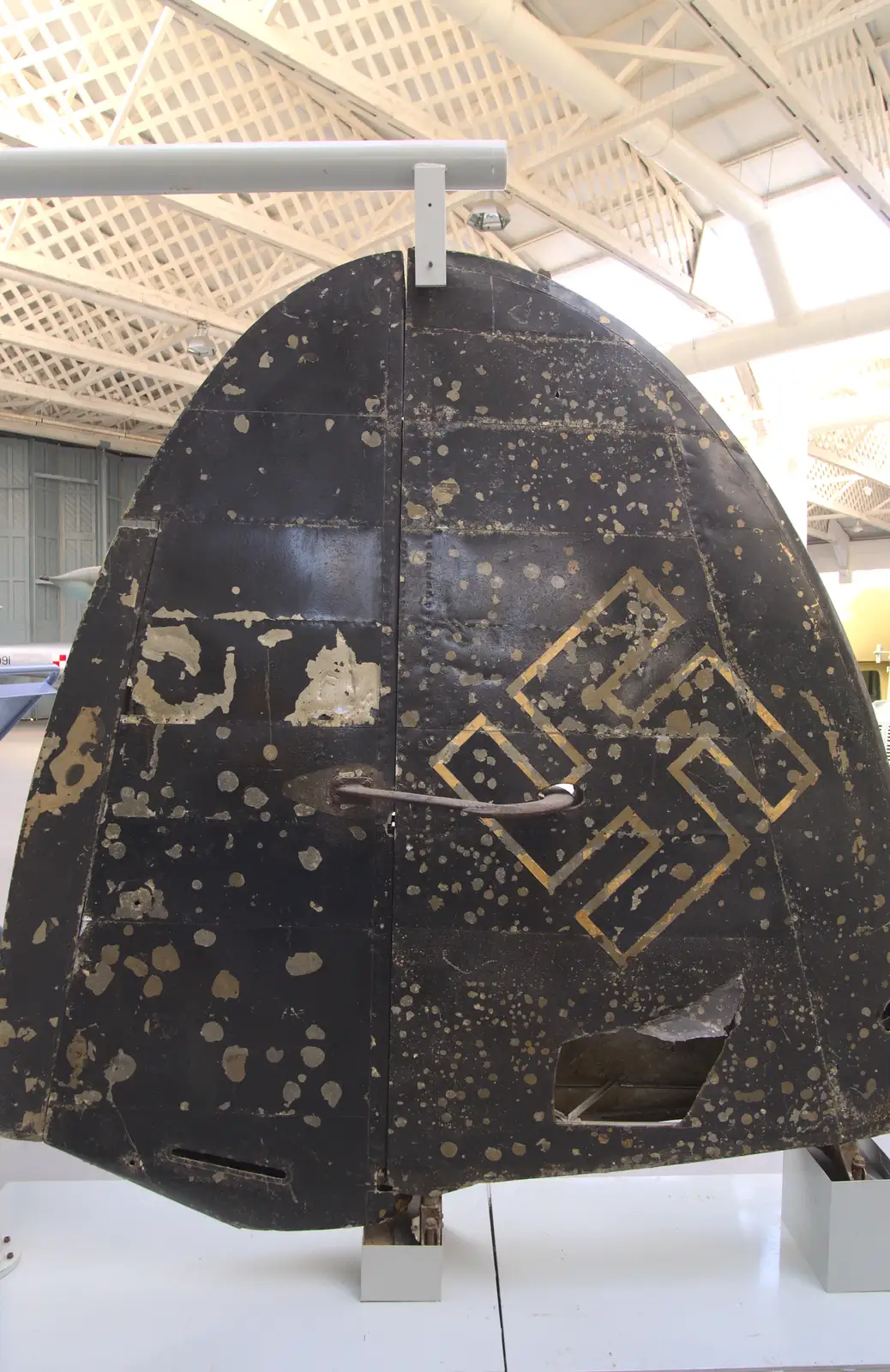 A real bit of Luftwaffe tail, from A Day Out at Duxford, Cambridgeshire - 9th March 2014