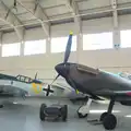 Messerschmitt and Spitfire, A Day Out at Duxford, Cambridgeshire - 9th March 2014