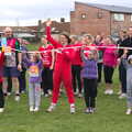 At the starting line, the run is about to kick off, Isobel's Fun Run, Hartismere High, Eye, Suffolk - 23rd March 2014