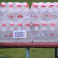 Bottles of water for the finishers, Isobel's Fun Run, Hartismere High, Eye, Suffolk - 23rd March 2014