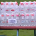 Bottles of water for the finishers, Isobel's Fun Run, Hartismere High, Eye, Suffolk - 23rd March 2014