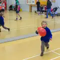 Fred runs around by the mirrors, Isobel's Fun Run, Hartismere High, Eye, Suffolk - 23rd March 2014