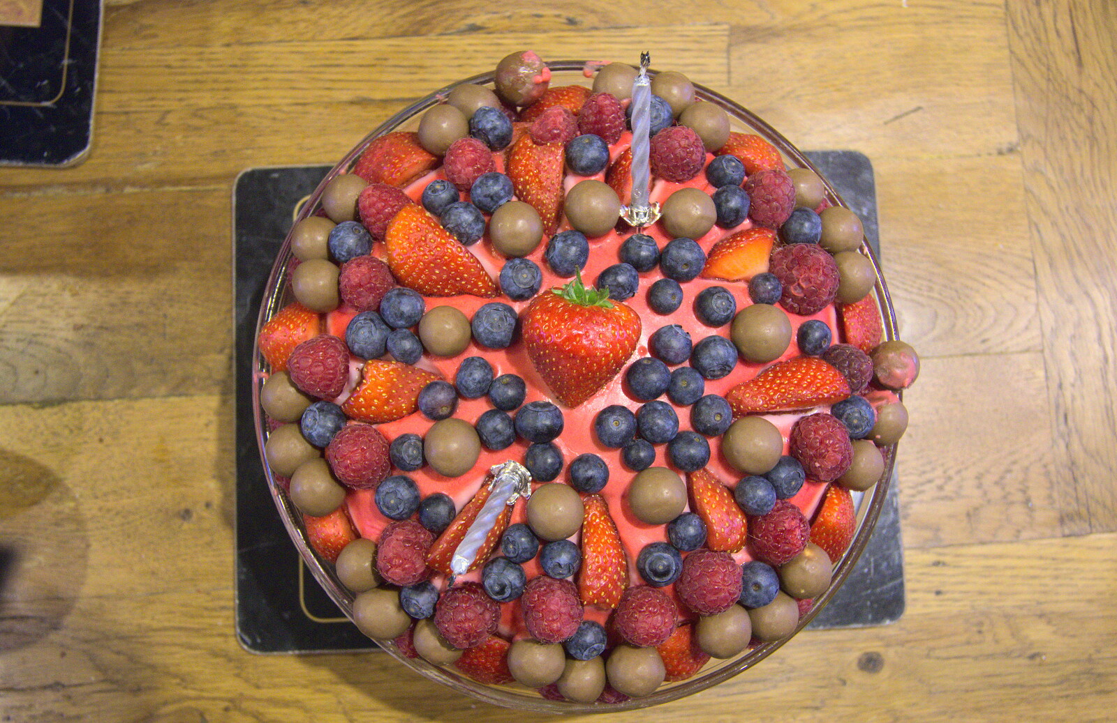 Isobel's fruit cake from On Being Two: Harry's Birthday, Brome, Suffolk - 28th March 2014