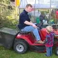 Mikey shows Jack the 'joy of tractors', On Being Two: Harry's Birthday, Brome, Suffolk - 28th March 2014