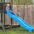 Harry has a slide, On Being Two: Harry's Birthday, Brome, Suffolk - 28th March 2014