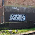 Yack graffiti on a wall, A Trainey Sort of Week, Liverpool Street, City of London - 3rd April 2014