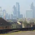 A smoggy City of London, on 'pollution alert' day, A Trainey Sort of Week, Liverpool Street, City of London - 3rd April 2014