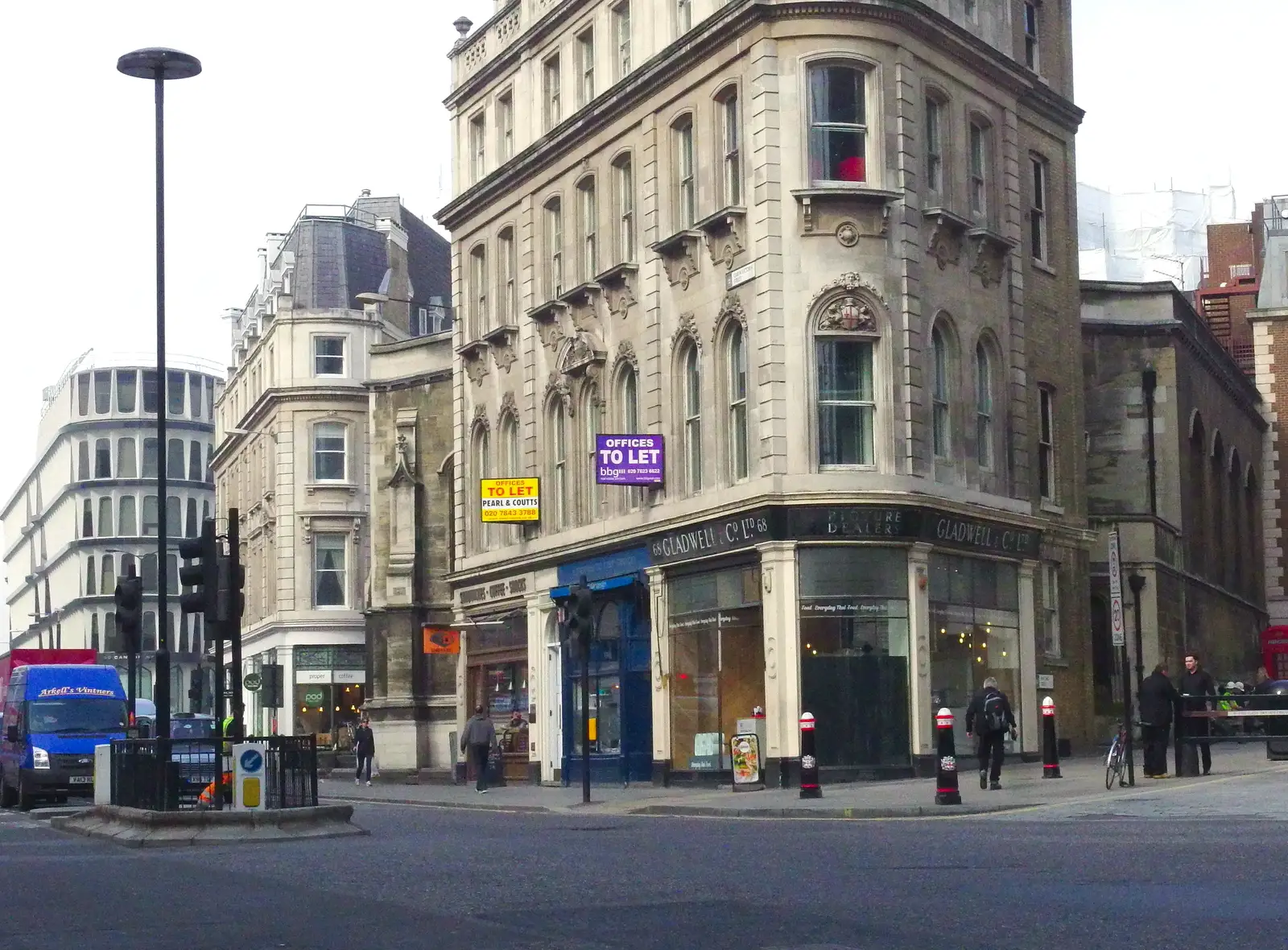 The former Gladwell and Co Picture Dealers, from A Trainey Sort of Week, Liverpool Street, City of London - 3rd April 2014