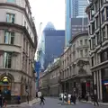 Looking towards the Swiss Re Gherkin, A Trainey Sort of Week, Liverpool Street, City of London - 3rd April 2014