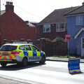 A police car blocks Victoria Road, The BSCC at The Black Horse, and an April Miscellany, Thorndon, Diss and Eye, Suffolk - 10th April 2014
